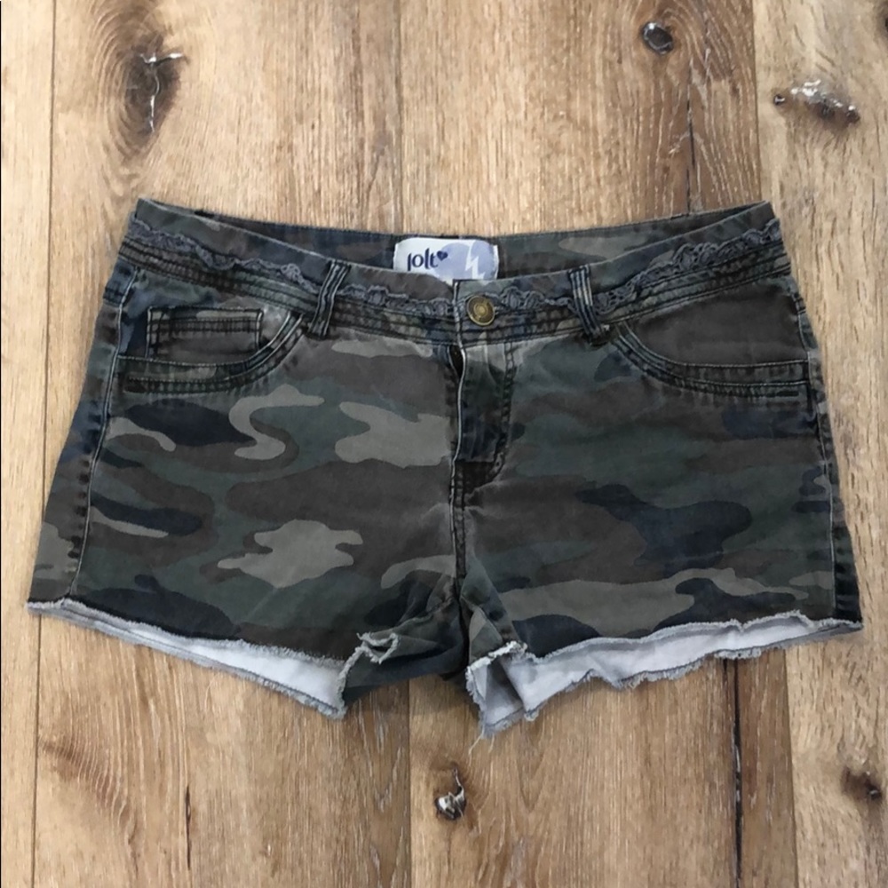Camo Jean Shorts